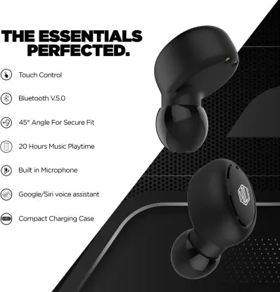 Nu Republic Flo Bluetooth Headset (Black, True Wireless) Nu Republic Flo Bluetooth Headset (Black, True Wireless)